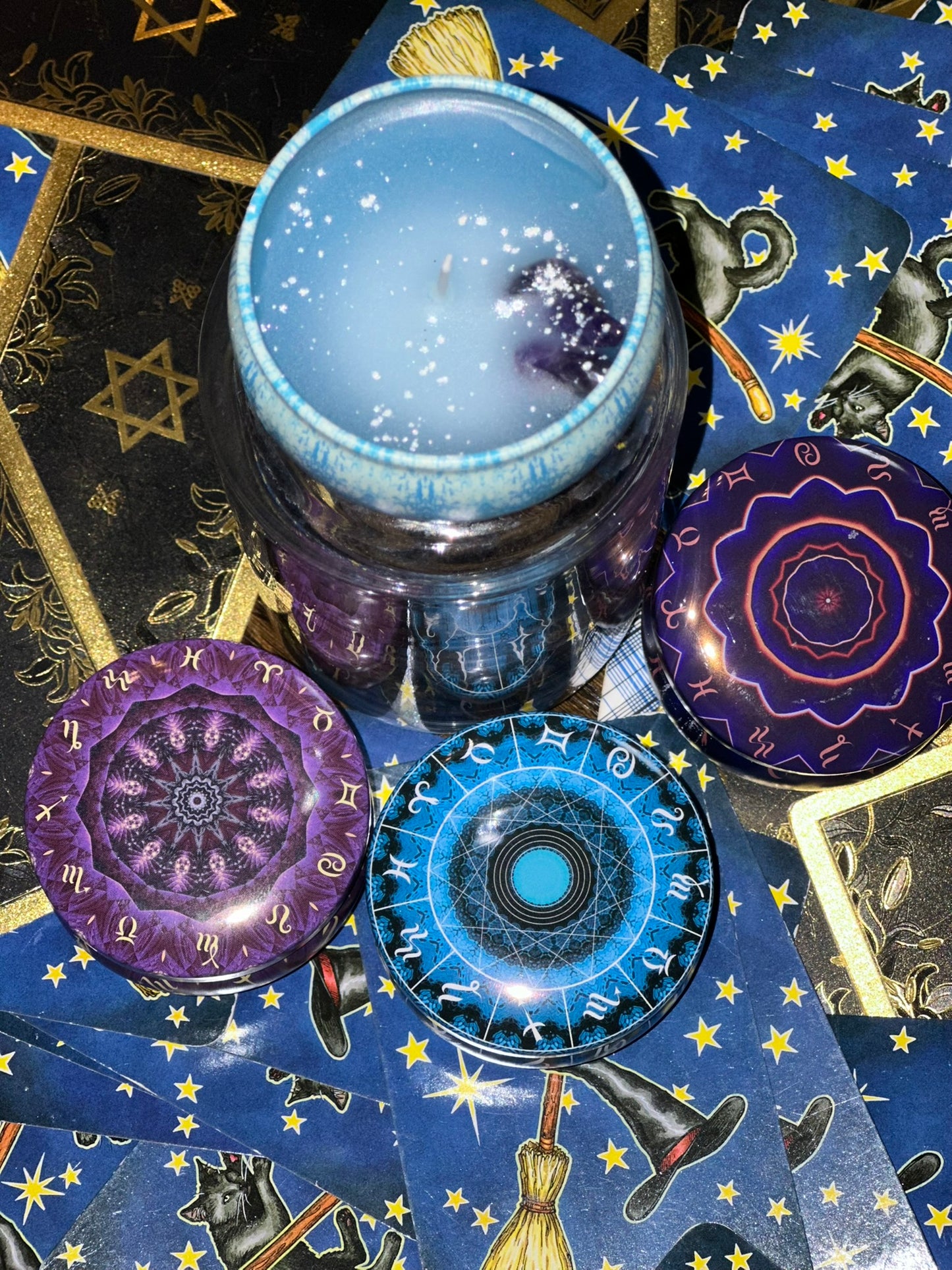 A personalized Fortune & Manifesting Candle